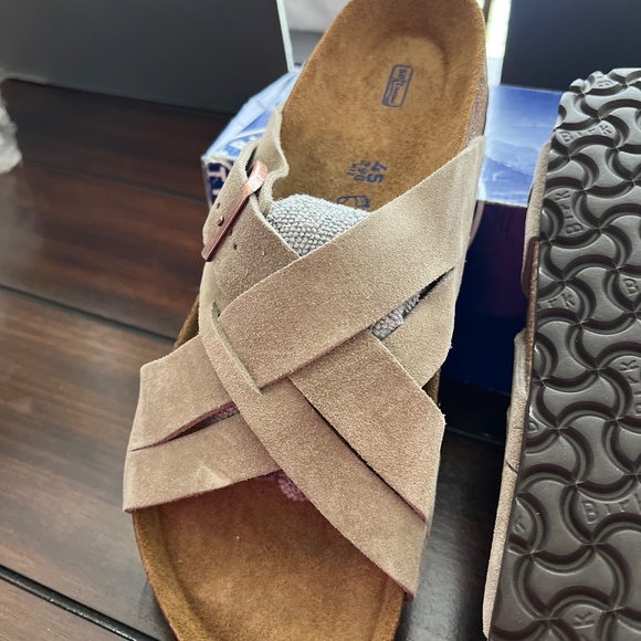 Birkenstocks Lugano Suede Taupe main image 6
